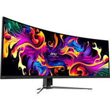 MSI MPG 491CQPDE QD-OLED, gaming monitor - 49 - black, DQHD, QD-OLED, curved, Adaptive-Sync, 144Hz panel