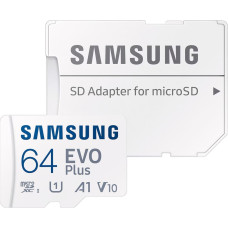 Samsung MEMORY MICRO SDXC EVO+ 64GB/V10 W/A MB-MC64SA/EU SAMSUNG