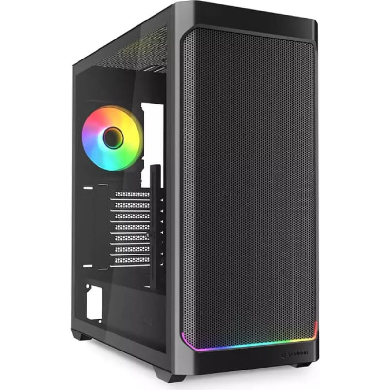 Sharkoon AK4W RGB Strip, Tower Case (black, Tempered Glass)