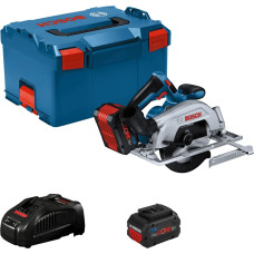 Bosch Cordless Circular Saw GKS 18V-57-2 Professional, 18V (blue/black, 2x Li-Ion battery ProCORE18V 5.5Ah, in L-BOXX)