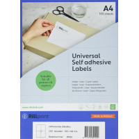 Uzlīmes 105x148mm 100 loksnes A4 formāta 89122 RILLPRINT