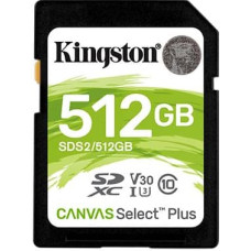 Kingston Memory card SD 512GB Canvas Select Plus