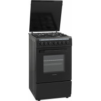 Kombinētā gāzes plīts HFSC-V60LITGC-BK HEINNER