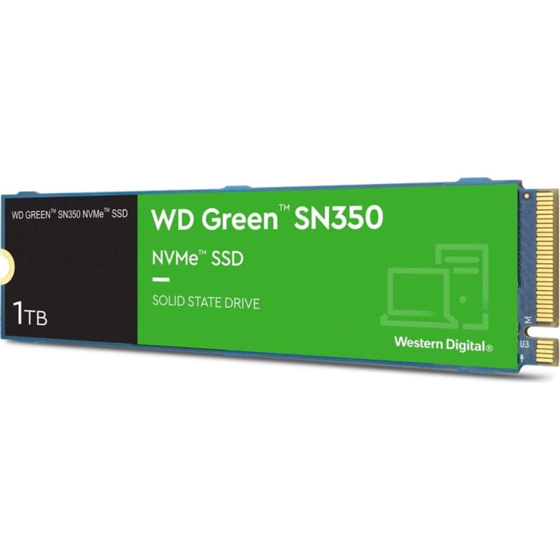 Western Digital WD Green SN350 1TB, SSD (PCIe 3.0 x4, NVMe, M.2 2280)