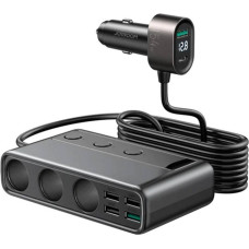 Joyroom Car charger JOYROOM JR-CL06 Multi-Port (black)