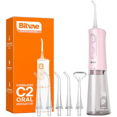 Bitvae Water flosser with nozzles set Bitvae C2 (pink)