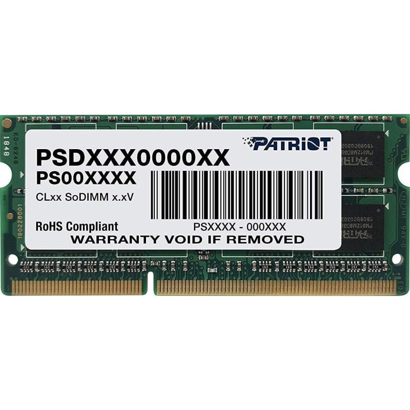 Patriot SO-DIMM DDR3 4 GB 1600-CL11 - Single