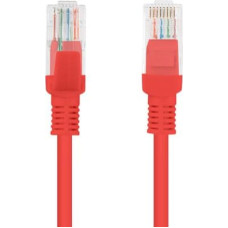 Lanberg Patchcord, Cat5e, unscreened, 5m, red (PVC5-10CC-0500-R)