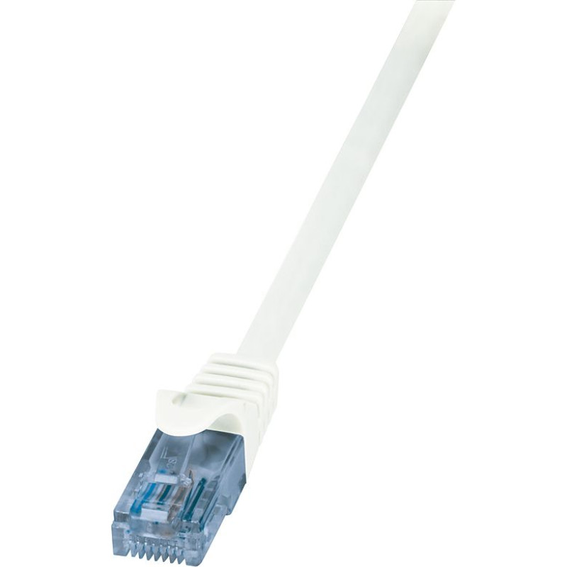 Logilink RJ-45/RJ-45, cat.6A, U/UTP, white, 0.25m (CP3011U)