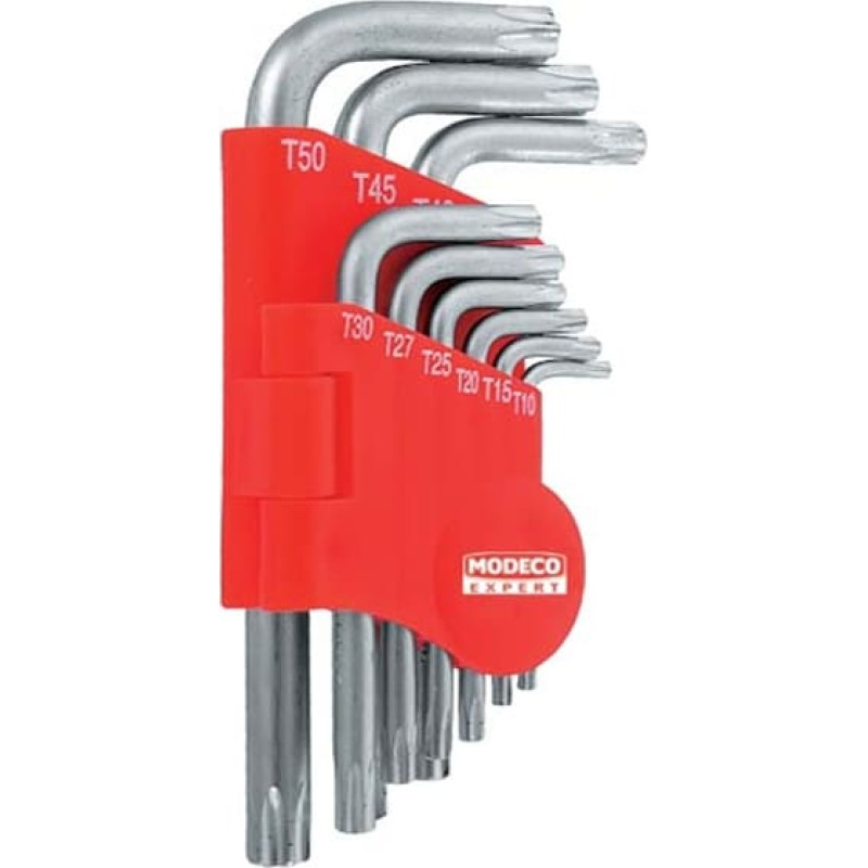 Modeco Torx pin wrench set type L T10-T50 9 pieces (MN-54-106)