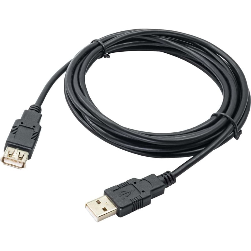 Akyga Kabel USB Akyga USB-A - USB-A 3 m Czarny (AK-USB-19)