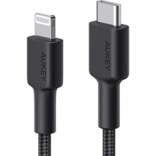 Aukey USB cable Aukey USB-C - Lightning 2 m Black (EP-DW700CBE)