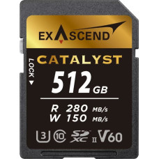 Exascend Karta ExAscend Catalyst SDXC 512 GB Class 10 UHS-II/U3 V60 (EX512GSDV60)