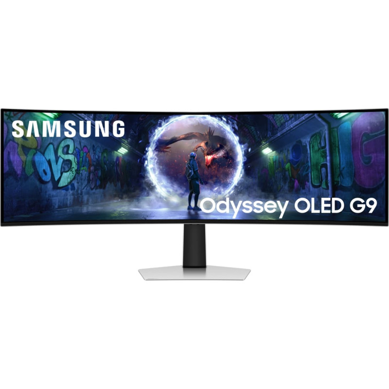 Samsung Monitor|SAMSUNG|Odyssey G9 G93SD|49"|Gaming/Curved|Panel OLED|5120x1440|32:9|240 Hz|0.03 ms|Colour White|LS49DG934SUXEN