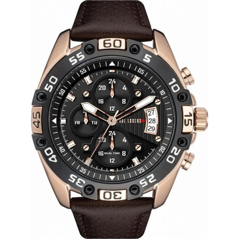 Paul Lorens ZEGAREK MĘSKI PAUL LORENS -PL8754A5-1B1 (zg375d) + BOX