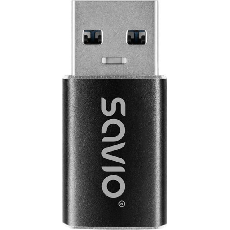 Savio Adapter USB Savio USB-C - USB Czarny (AK-81)
