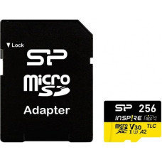 Silicon Power Inspire | 256 GB | microSDXC | Flash memory class C10, UHS-I U3, V30