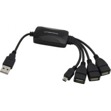 Esperanza HUB USB Esperanza 1x microUSB + 3x USB-A 2.0 (EA-158)