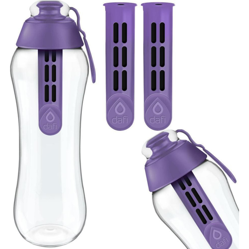 Dafi Butelka filtrująca fioletowa 700 ml