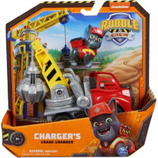 Spin Master Rubble & Crew - Crane Construction Vehicle with Charger Figure, Toy Vehicle