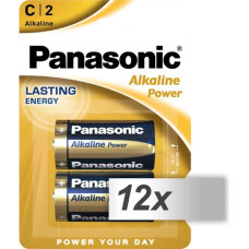 Panasonic 12x2 Panasonic Alkaline Power Baby C LR 14