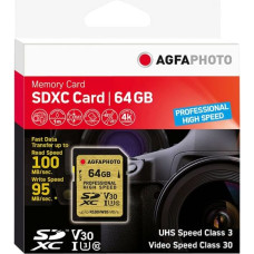 Agfaphoto SDXC UHS I        64GB Professional High Speed