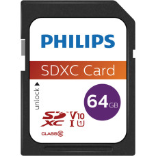 Philips SDXC Card           64GB Class 10 UHS-I U1