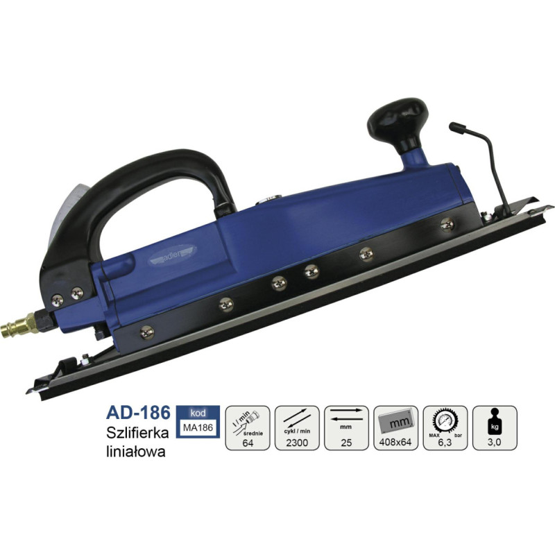 Adler ORBITAL SANDER PNAUMATIC LINEAR