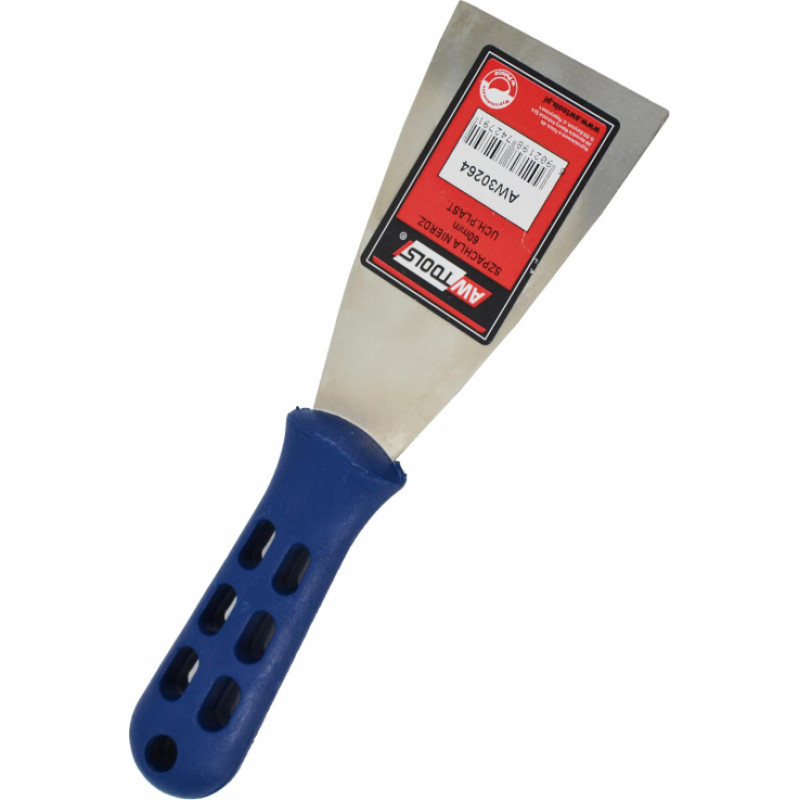 Awtools AW STAINLESS STEEL PLASTERING PUTTY KNIFE 60mm/ PVC HANDLE