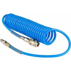 Awtools AW SPIRAL PU AIR HOSE 5x8mmx20m w/ COUPLINGS