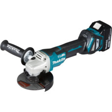 Makita SZLIFIERKA KĄTOWA 18V 125mm 2 x 5,0Ah LI-ION REG.OBR. BLDC WALIZKA MAKPAC DGA517RTJ