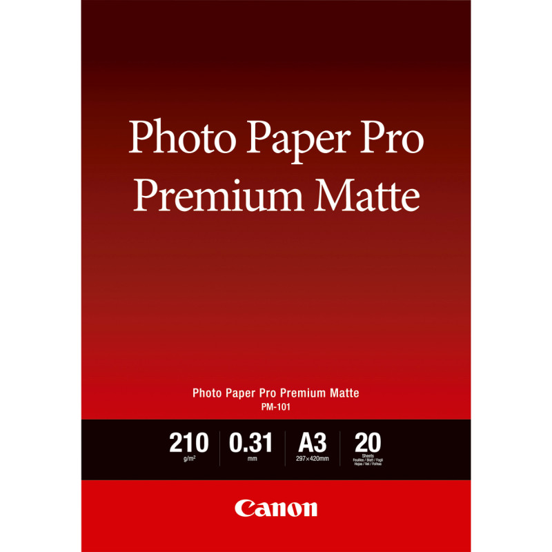 Canon PM-101 Pro Premium Matte A 3, 20 Sheet, 210 g