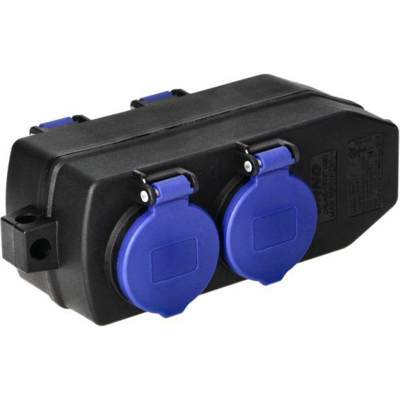 Orno ROZGAŁĘŹNIK CZTEROKROTNY  4x2P+ Z 16A IP44 SCHUKO