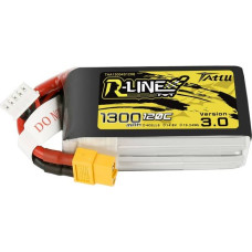 Tattu R-Line Version 3.0 1300mAh 14.8V 120C 4S1P XT60 battery