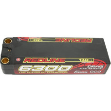 Gens Ace Redline Series 6300mAh 7.4V 130C 2S2P HardCase 70# LiPo Battery