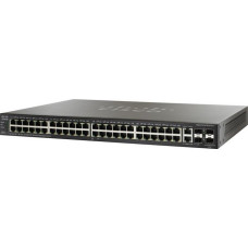 Cisco SF500-48P-K9-G5 | Switch | 48x 100Mb/s PoE, 2x Combo (RJ45/SFP) + 2x SFP+, Managed