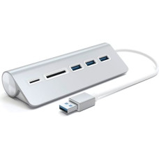 Satechi Aluminum USB 3.0 Hub & Card Reader silver