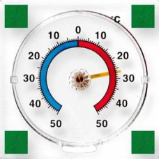 Terdens TERMOMETR ZAOKIENNY BIMETALICZNY 75 x 75mm