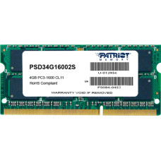 Patriot SO-DIMM DDR3 4 GB 1600-CL11 - Single