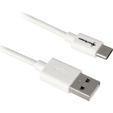 Sharkoon USB 2.0 A - USB C Adapter - white - 1.5m