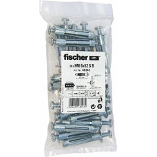 Fischer cavity metal dowel HM 6x52 S B - silver - 20 pieces - with screw