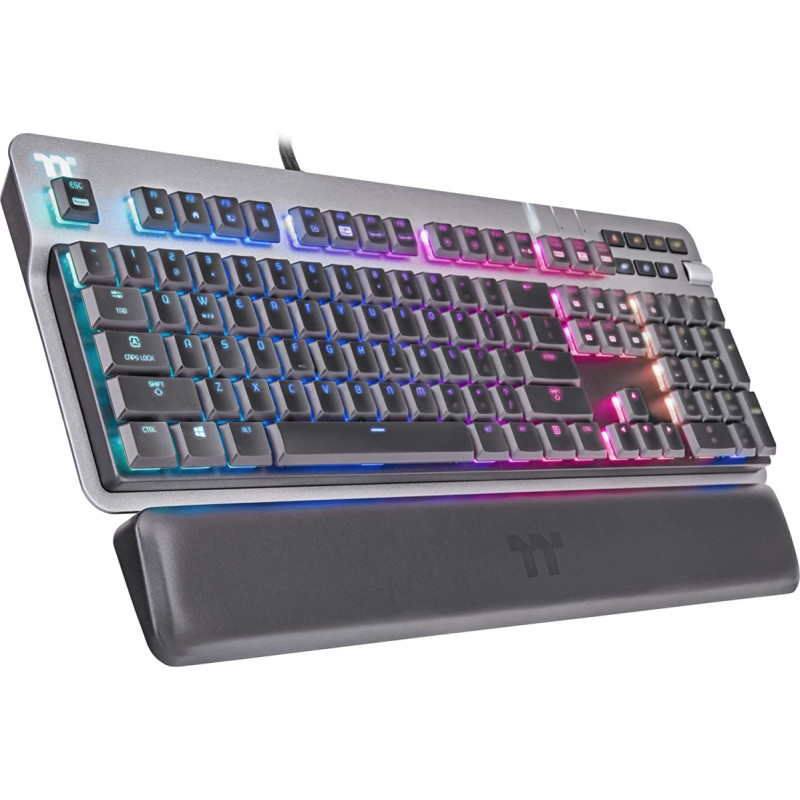 Thermaltake DE layout - Thermaltake Argent K6 RGB, gaming keyboard (titanium, Cherry MX Low Profile RGB Speed)