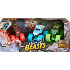 Spinmaster Spin Master Monster Jam Charged Beasts 3 Pack Toy Vehicle