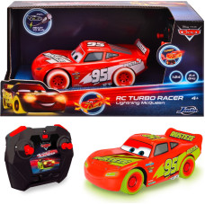 Simba-Dickie Jada Toys RC Cars Glow Racers - Lightning McQueen (17 cm, 2.4 GHz)