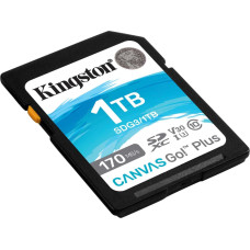 Kingston Canvas Go! Plus 1 TB SDXC, memory card (black, UHS-I U3, Class 10, V30)