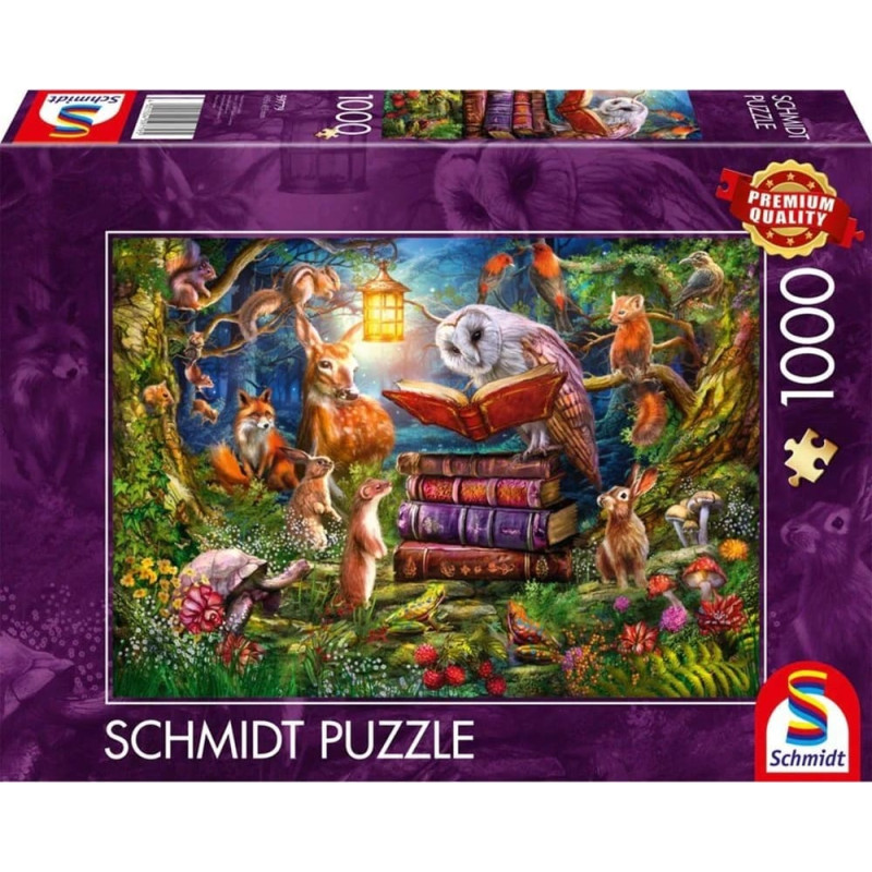 Schmidt Spiele Forest Stories at Night, Puzzle (1000 pieces)