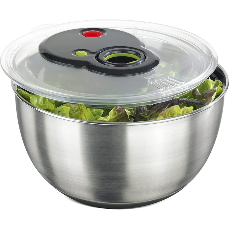 Emsa Salad spinner 4,5l 513441 Turboline stainless/black