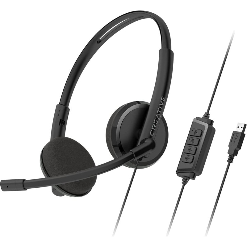Creative HS-220, Headset (black, USB)