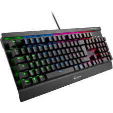 Sharkoon DE layout - Sharkoon SKILLER SGK3, gaming keyboard (black, Kailh Blue)