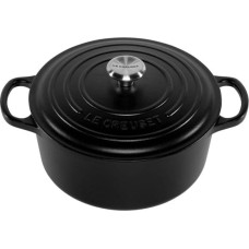 Le Creuset Signature Casserole round 22 cm black